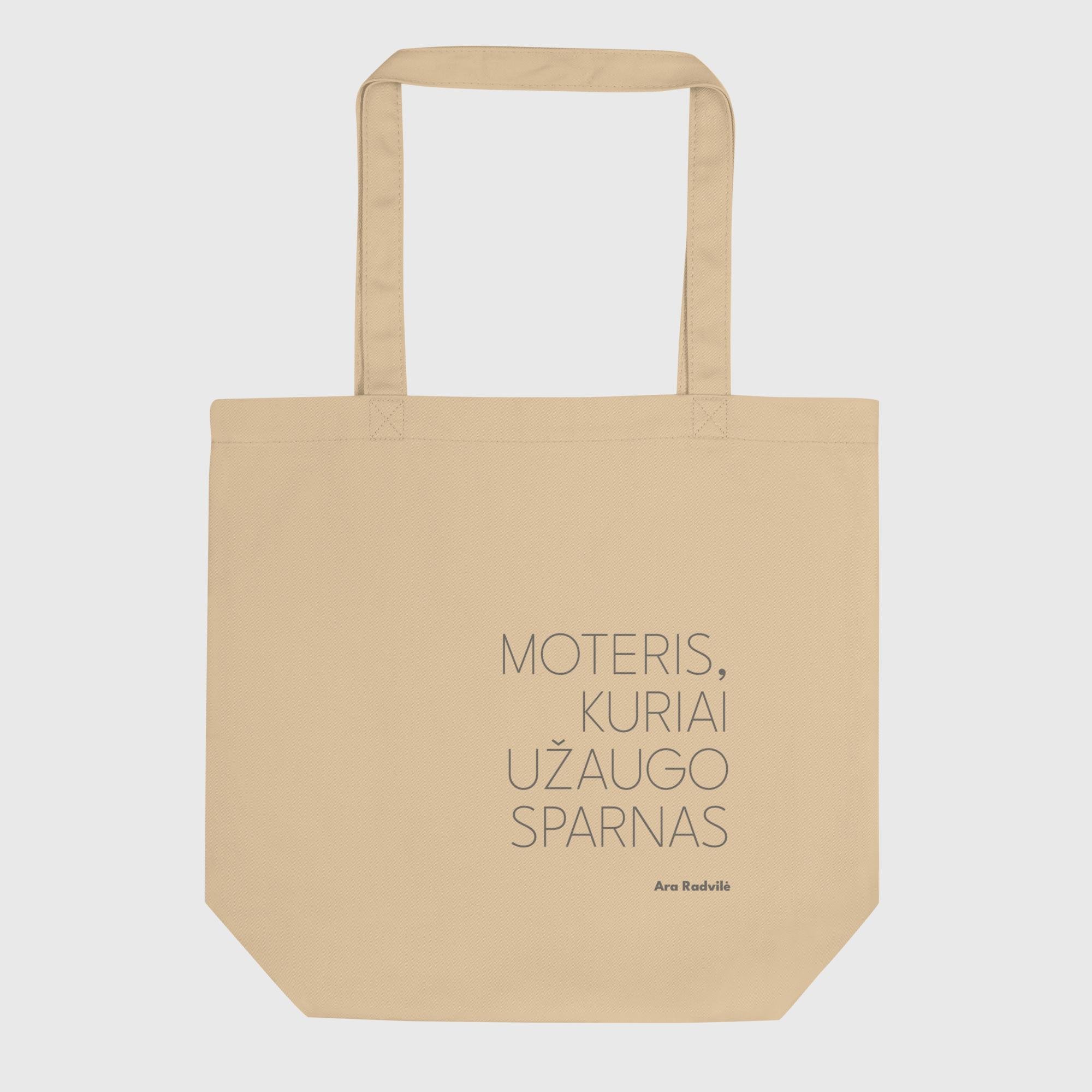 'Sparnas' Eco Tote Bag (back side)