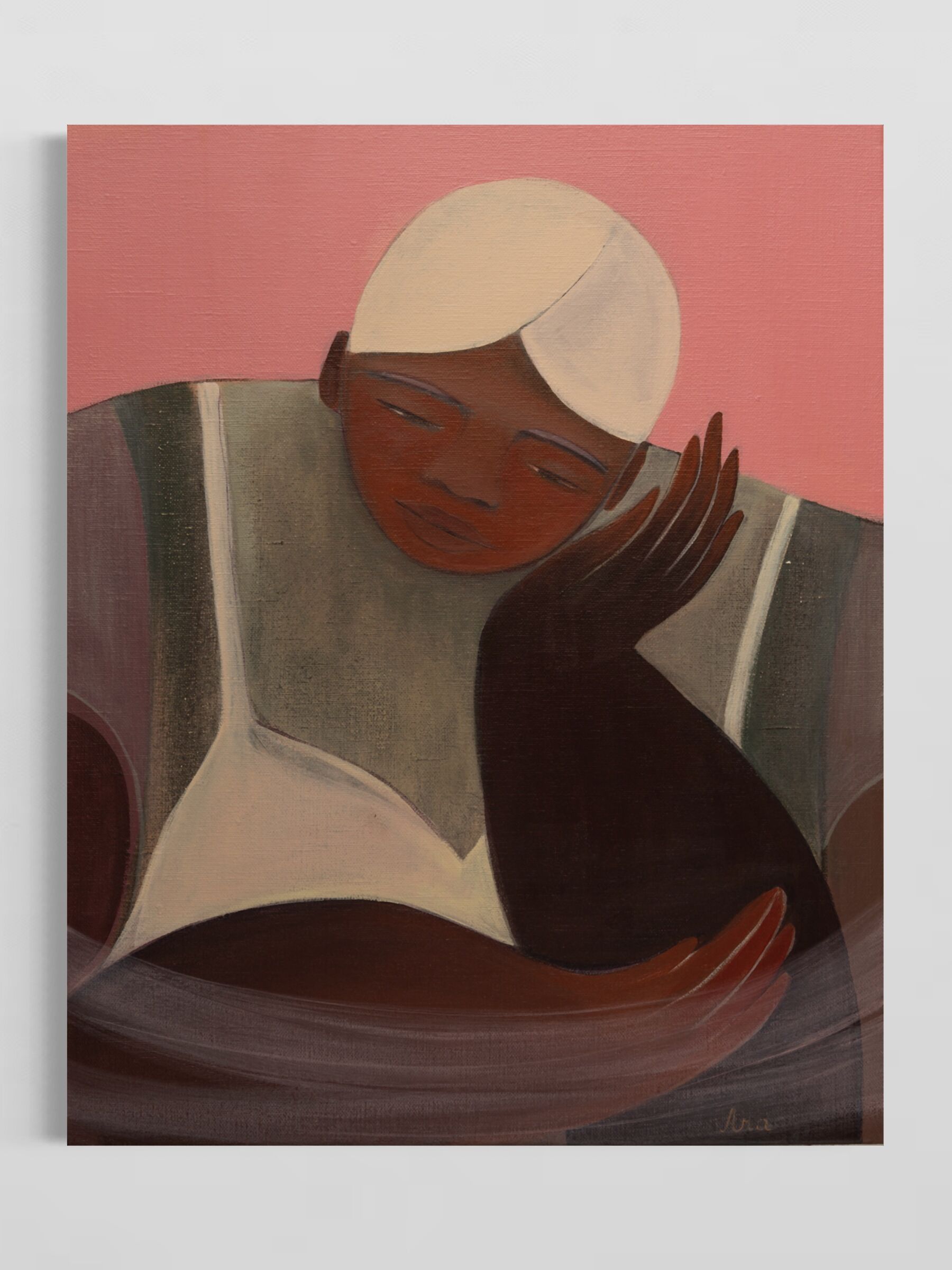 'Šiltas Pienas' (2023) print by Ara Radvilė