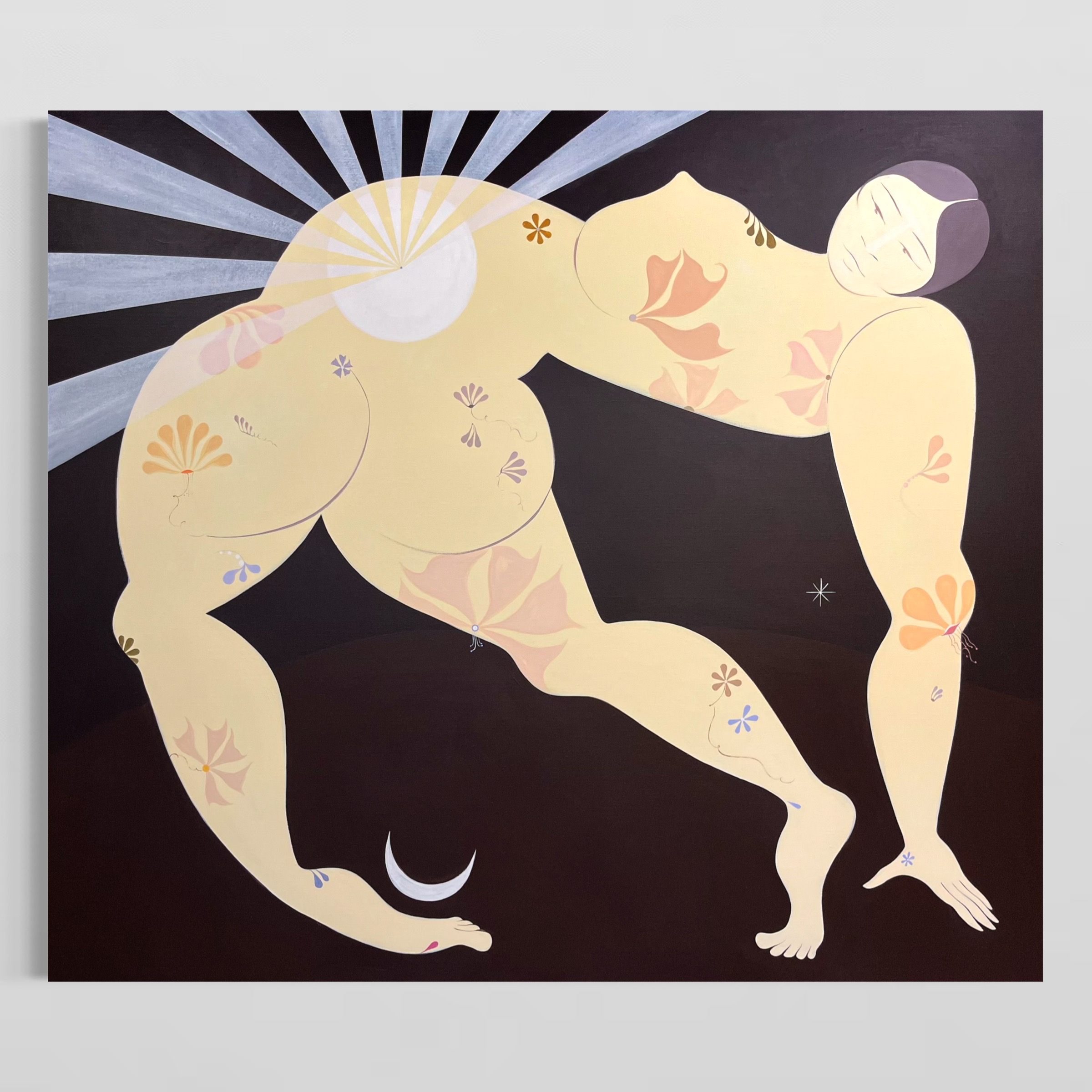 'The Dancer / Revelation' original painting by Ara Radvilė