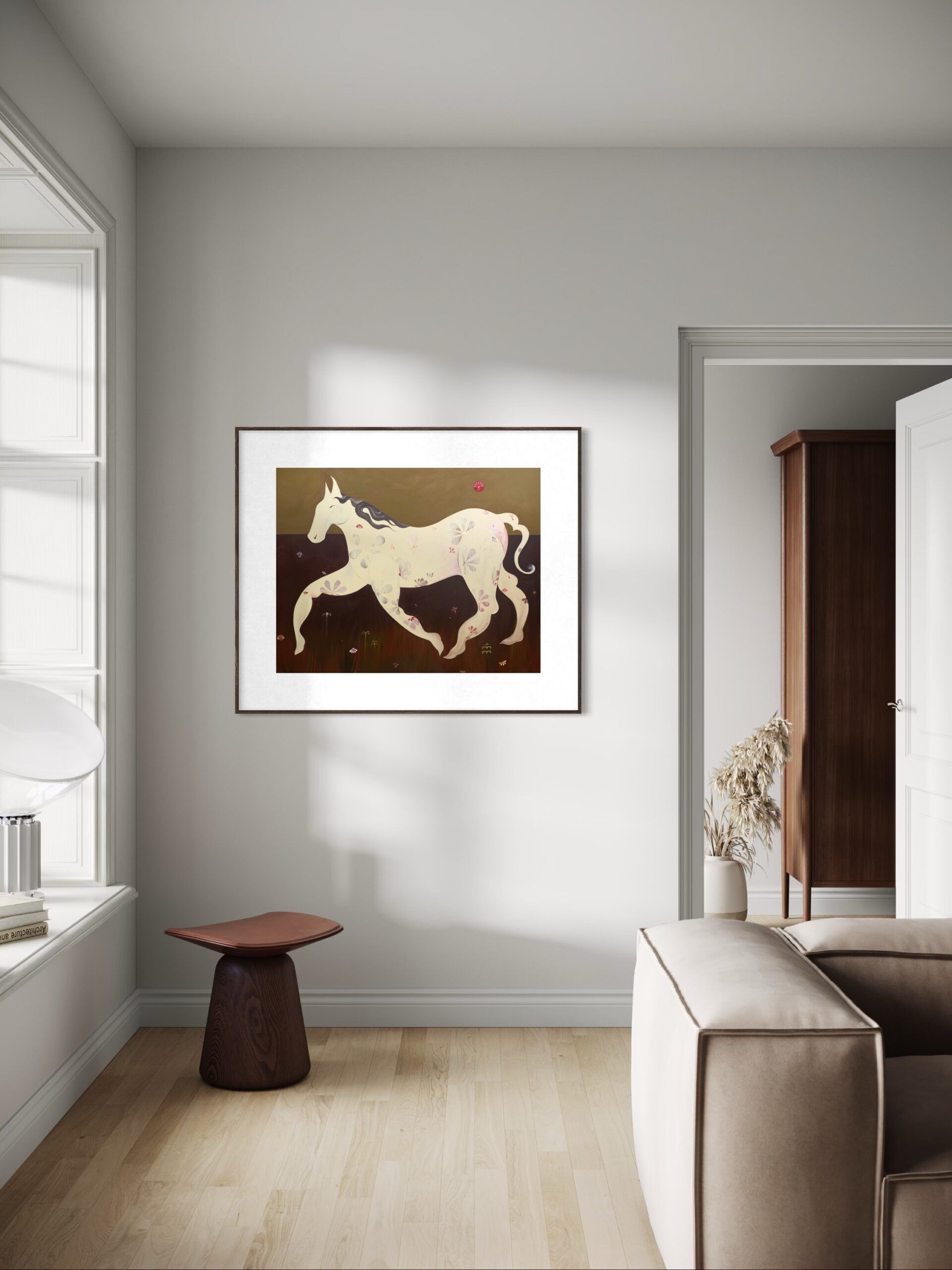 'The Myth of the Red Moon' limited edition print by Ara Radvilė. Size: L