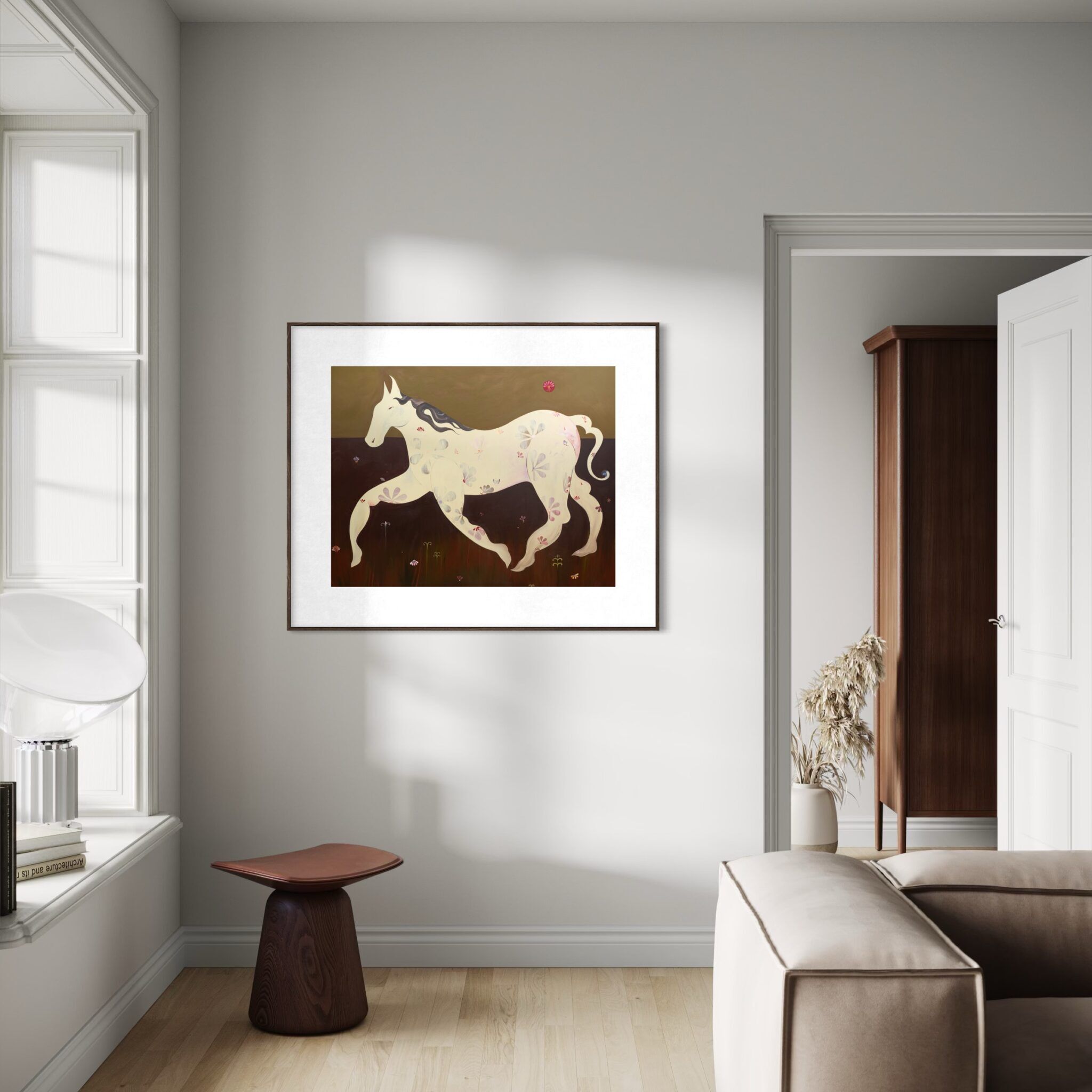 'The Myth of the Red Moon' limited edition print by Ara Radvilė. Size: L