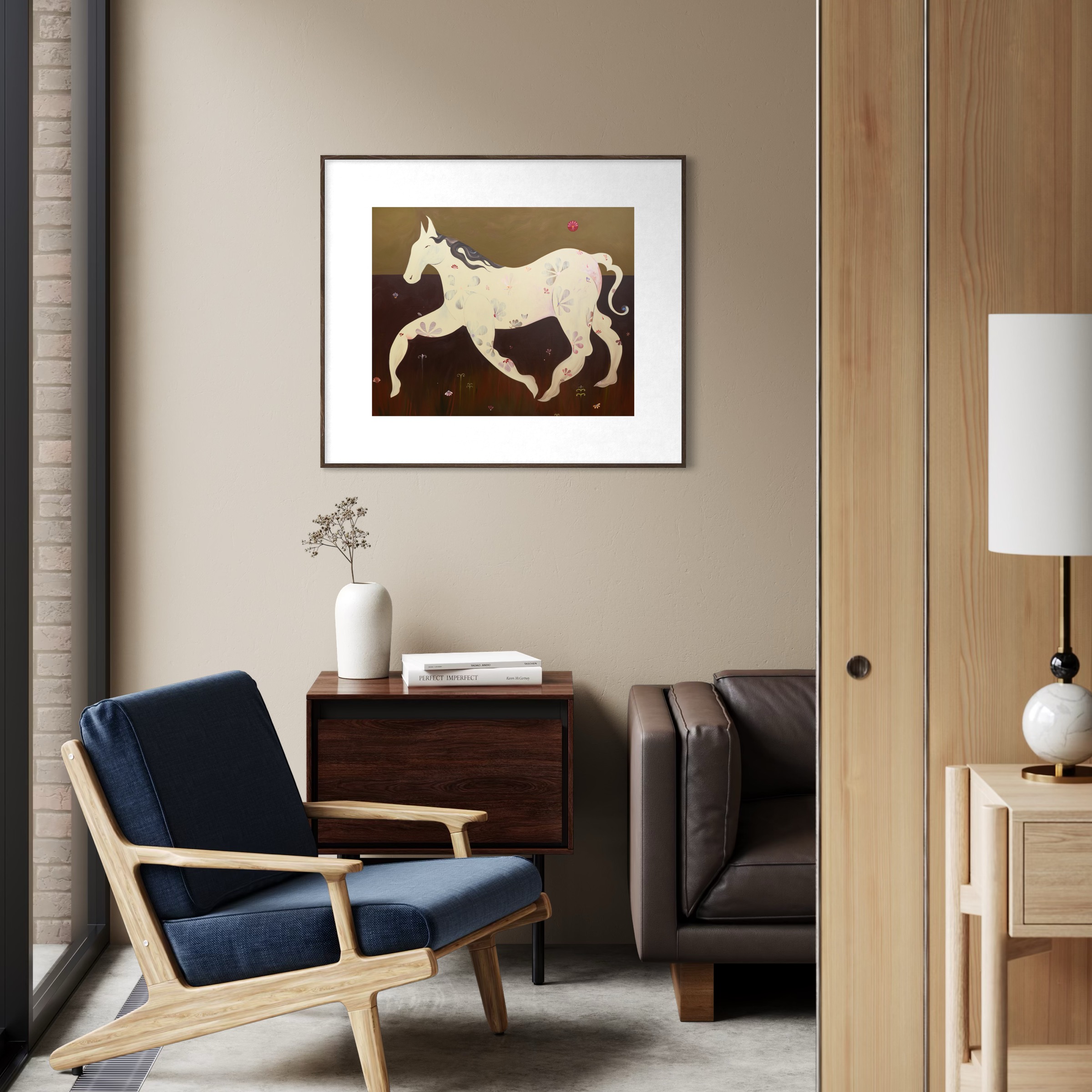 'The Myth of the Red Moon' limited edition print by Ara Radvilė. Size: M