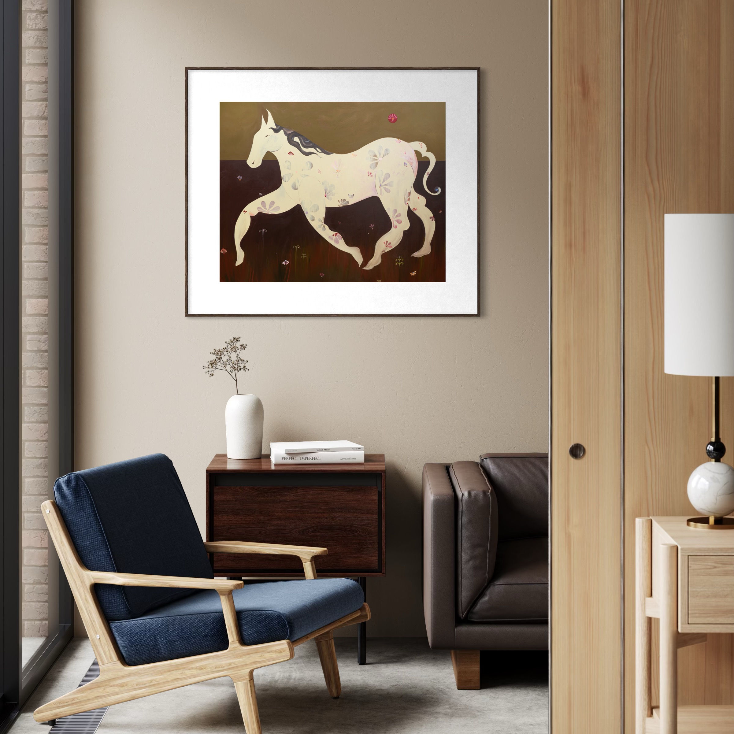 'The Myth of the Red Moon' limited edition print by Ara Radvilė. Size: L