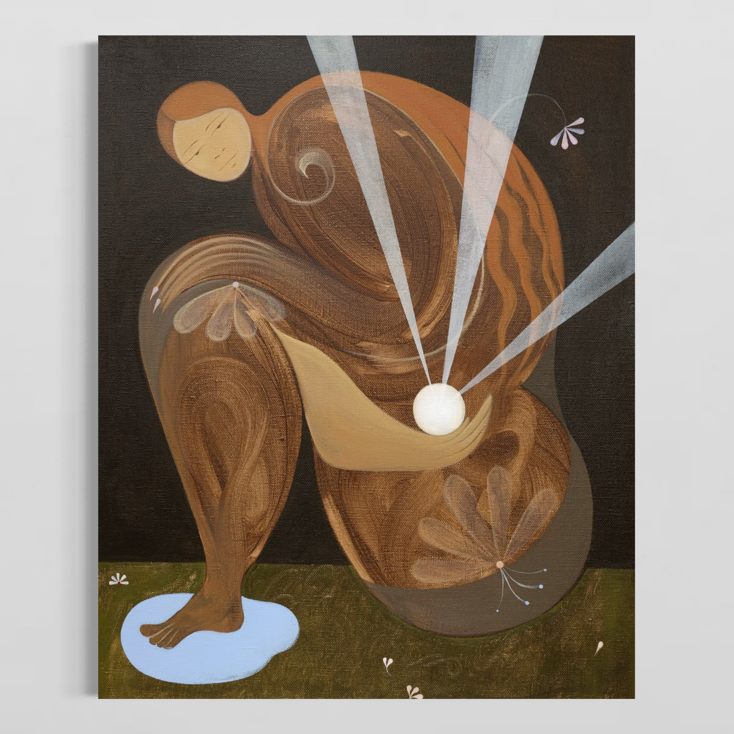 'My Paw Washes Yours' original painting by Ara Radvilė