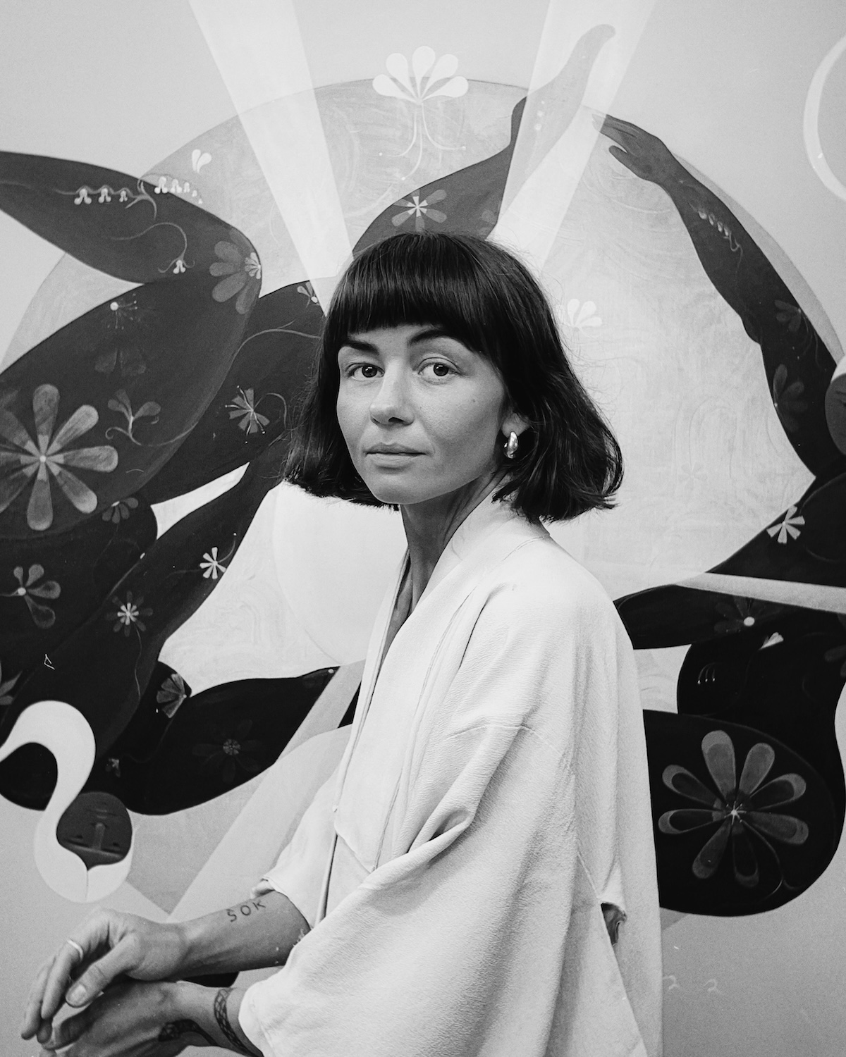 Portrait of painter Ara Radvilė