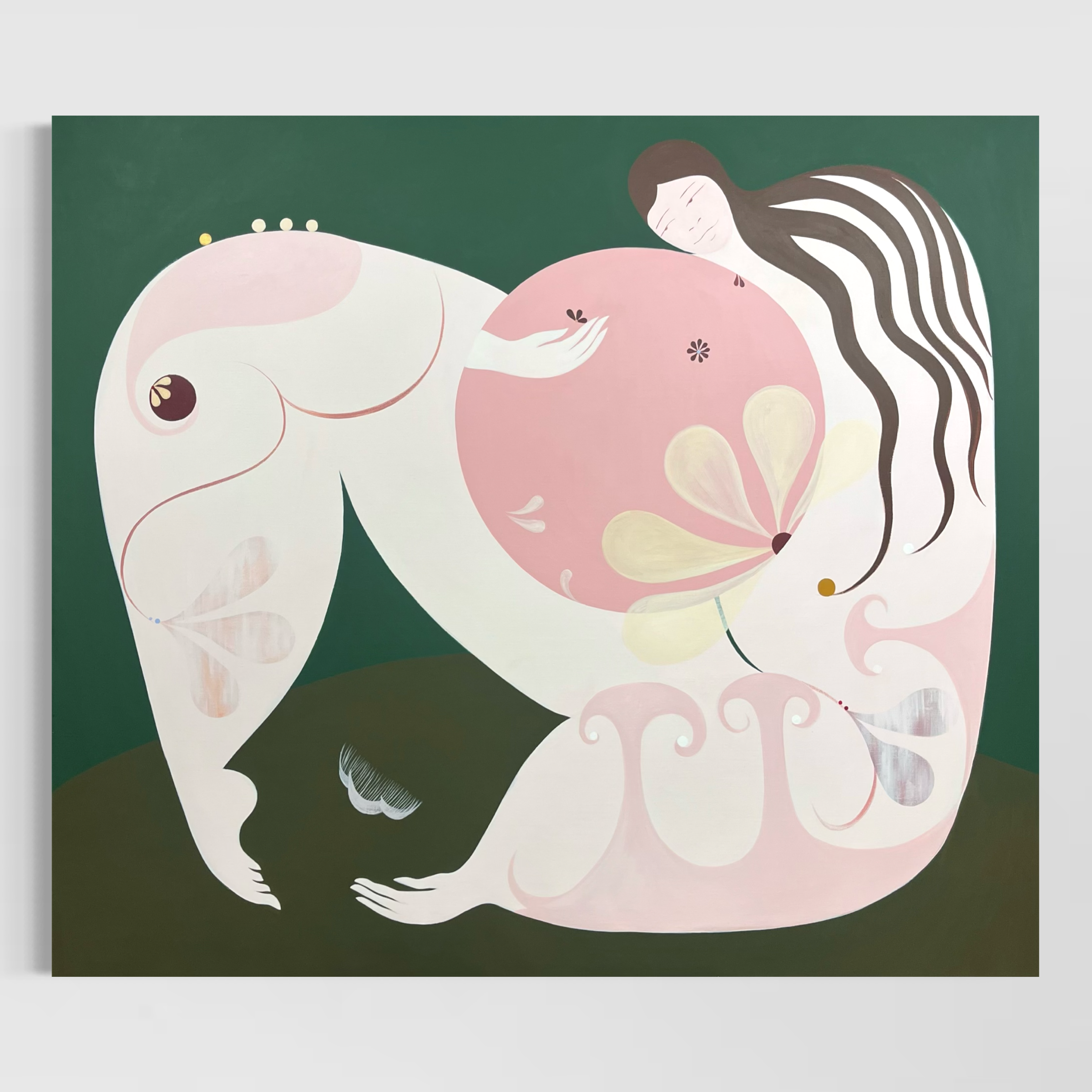 'Mermaids’ Combs' original painting by Ara Radvilė