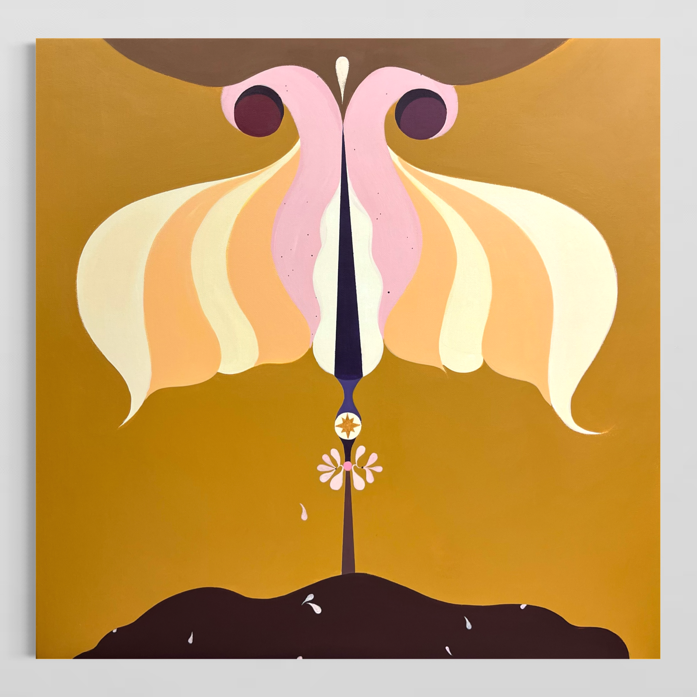 'Silk Spire' original painting by Ara Radvilė