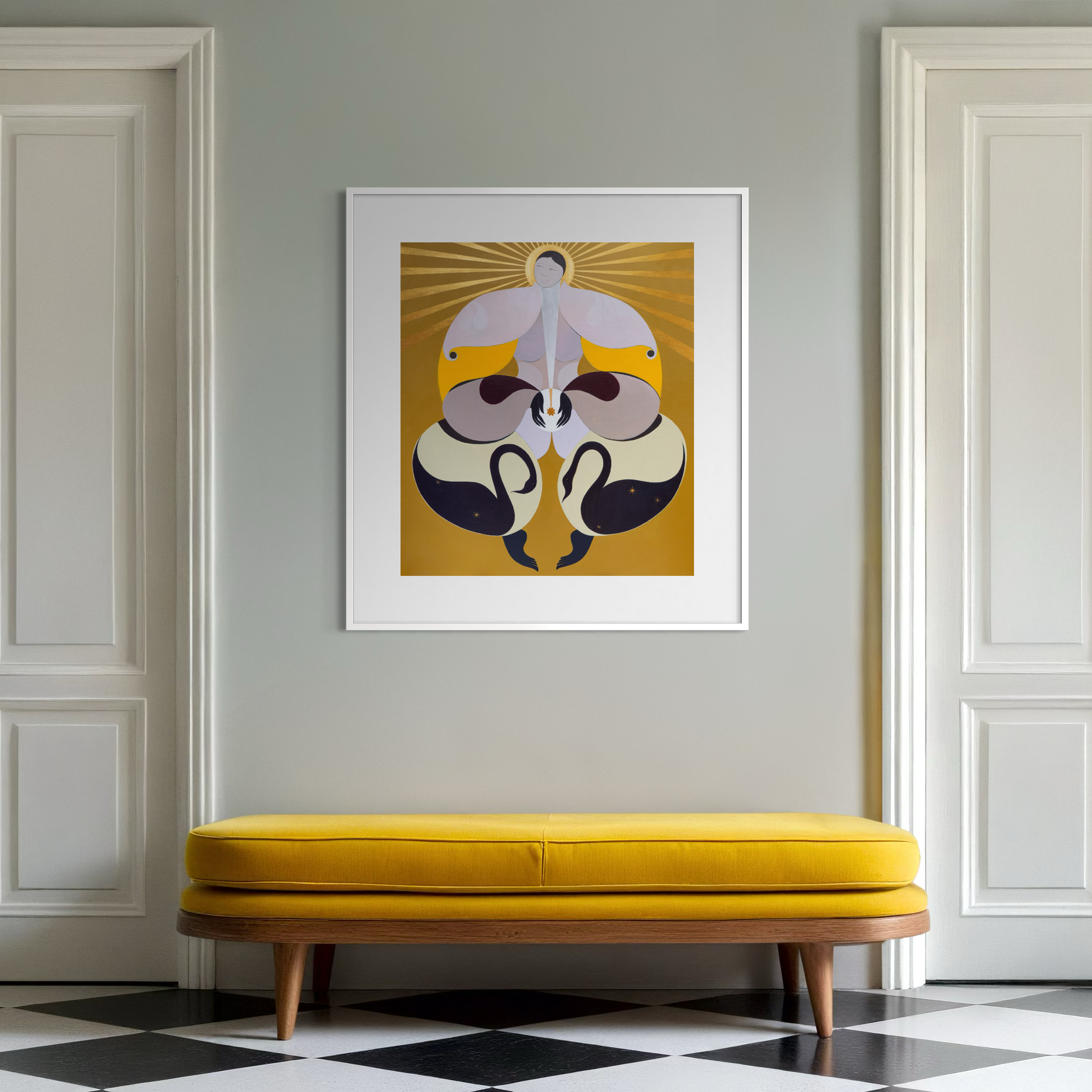 'A Prayer in the Bellybutton' limited edition print by Ara Radvilė. Size: L