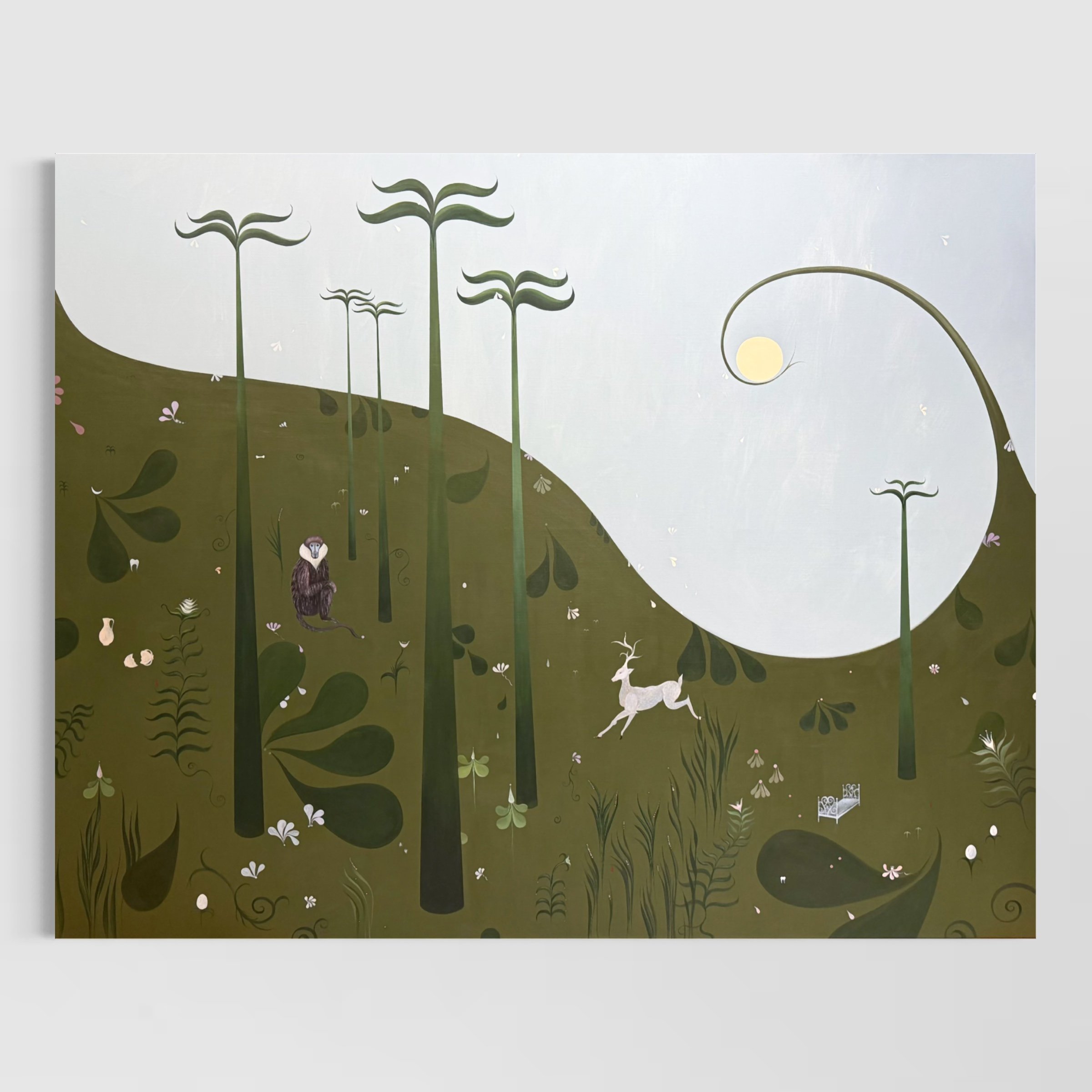 'Sun Forest' original painting by Ara Radvilė