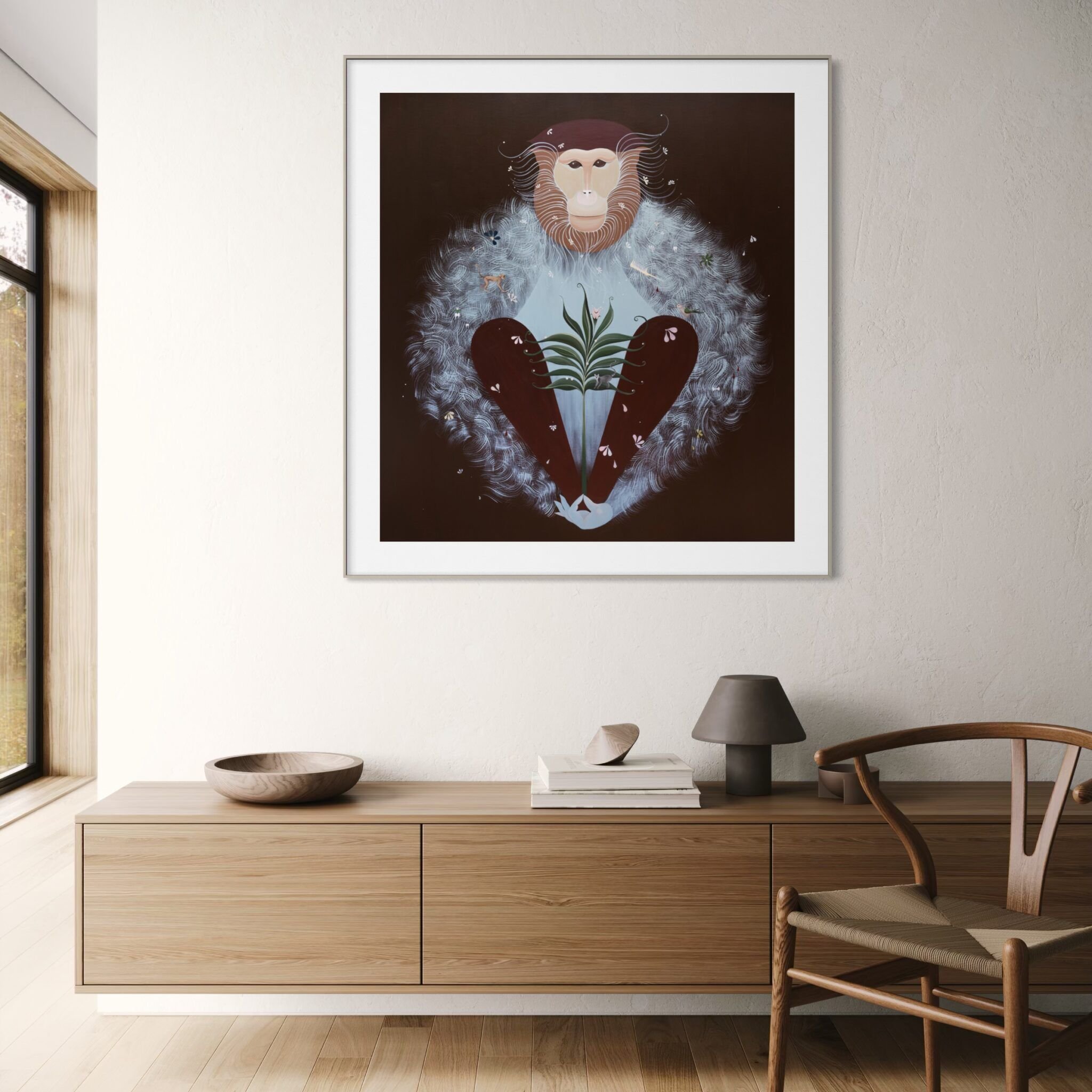 'She' original painting by Ara Radvilė original painting by Ara Radvilė. Size: L